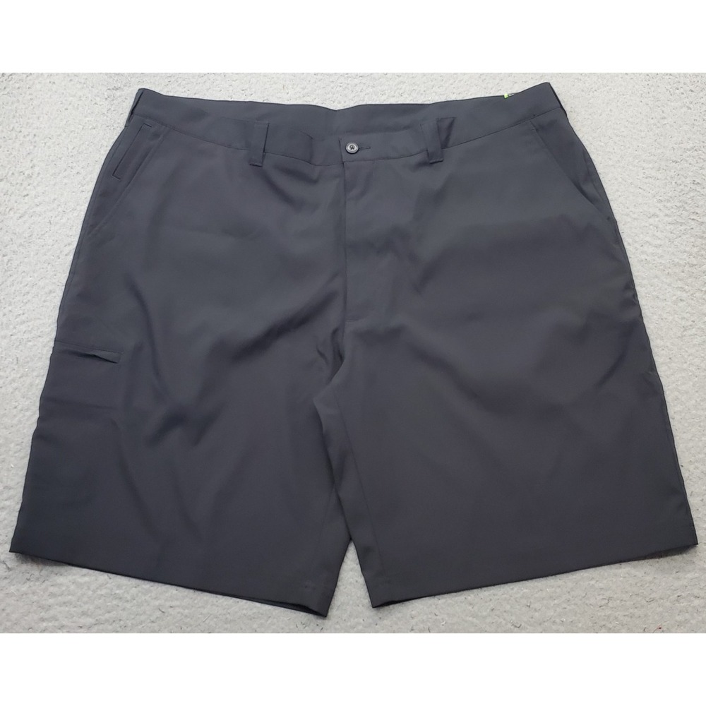 PGA Tour Pro Series Golf Shorts Mens 42 Black Performance Stretch Athleisure